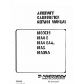 Marvel-Schebler Aircraft Carburetor Service Manual models MA4-5, MA4-5, MA4-5AA, MA5, MA6AA 1993